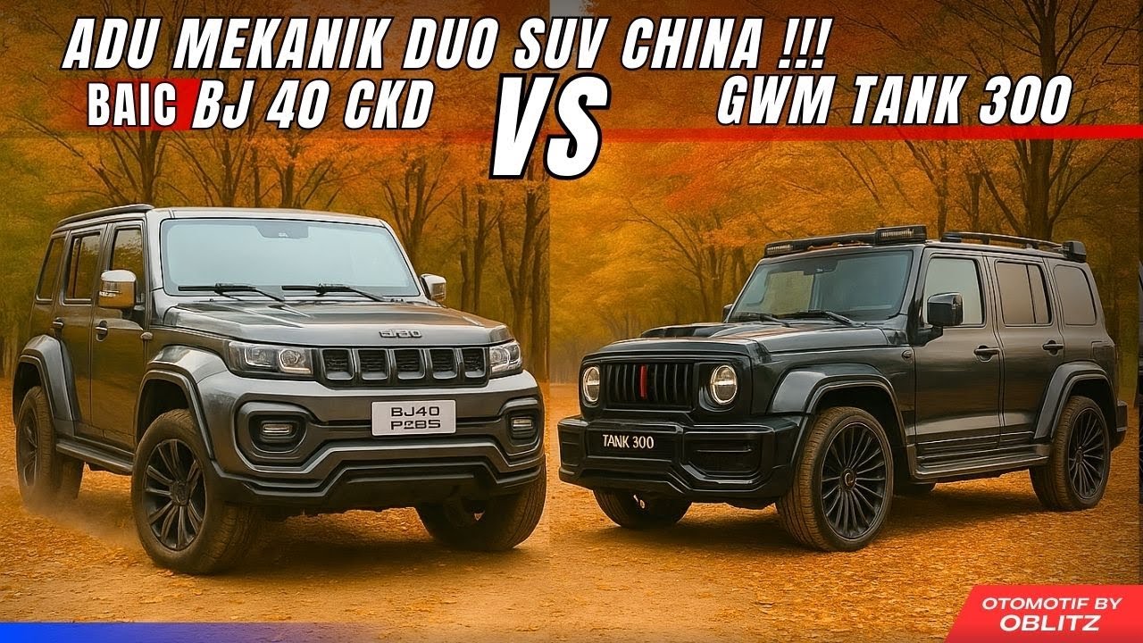 TANK 300 DIESEL LEBIH MURAH PENANTANG PAJERO FORTUNER LEBIH MEWAH VS BAIC BJ 40, komparasi ‼