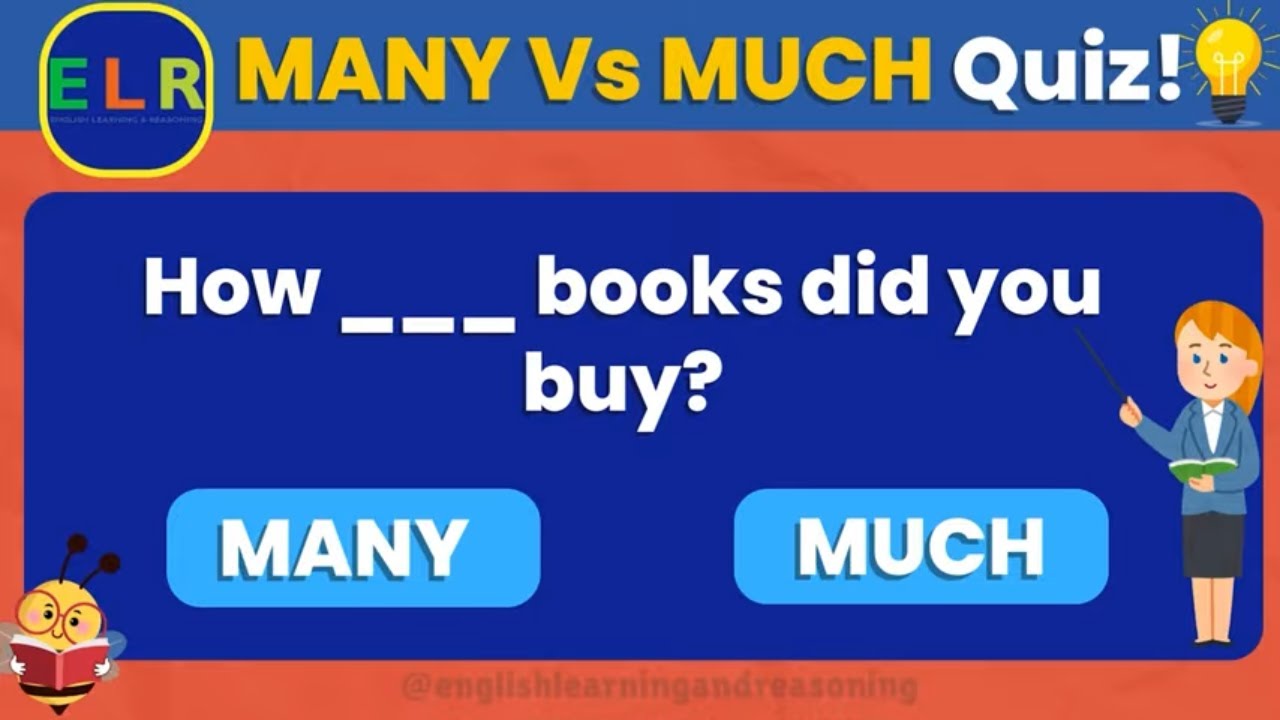 Many vs Much | English Grammar Made Easy