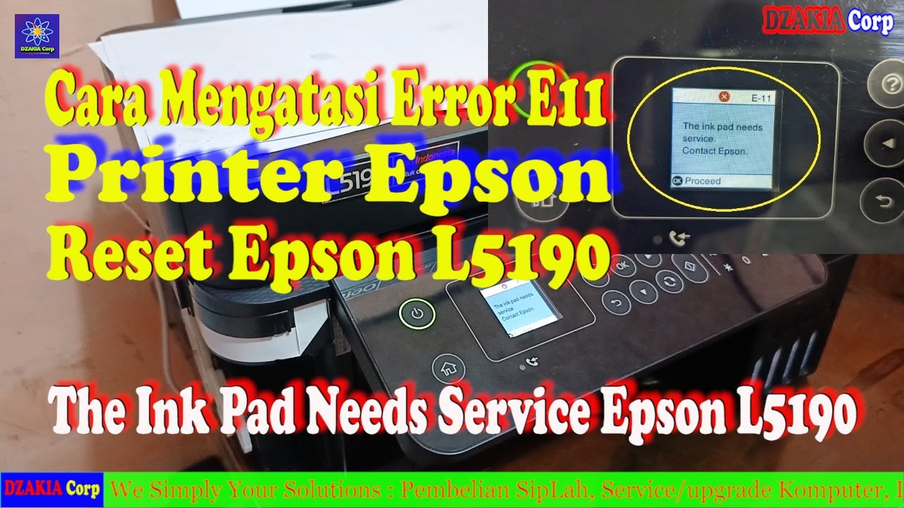 Cara Reset Printer Epson L5190