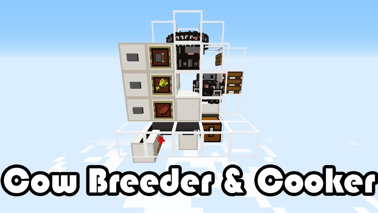 Efficient Cow Breeder and Cooker! Minecraft (1.8 - Xbox/PS3)