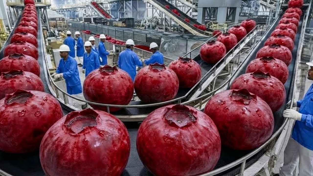 Massive Scale: Dried Cranberry Factory's Secret Production Line!