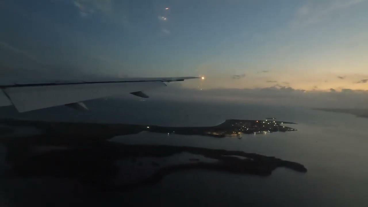 British Airways B777-200 Landing Kingston, Jamaica