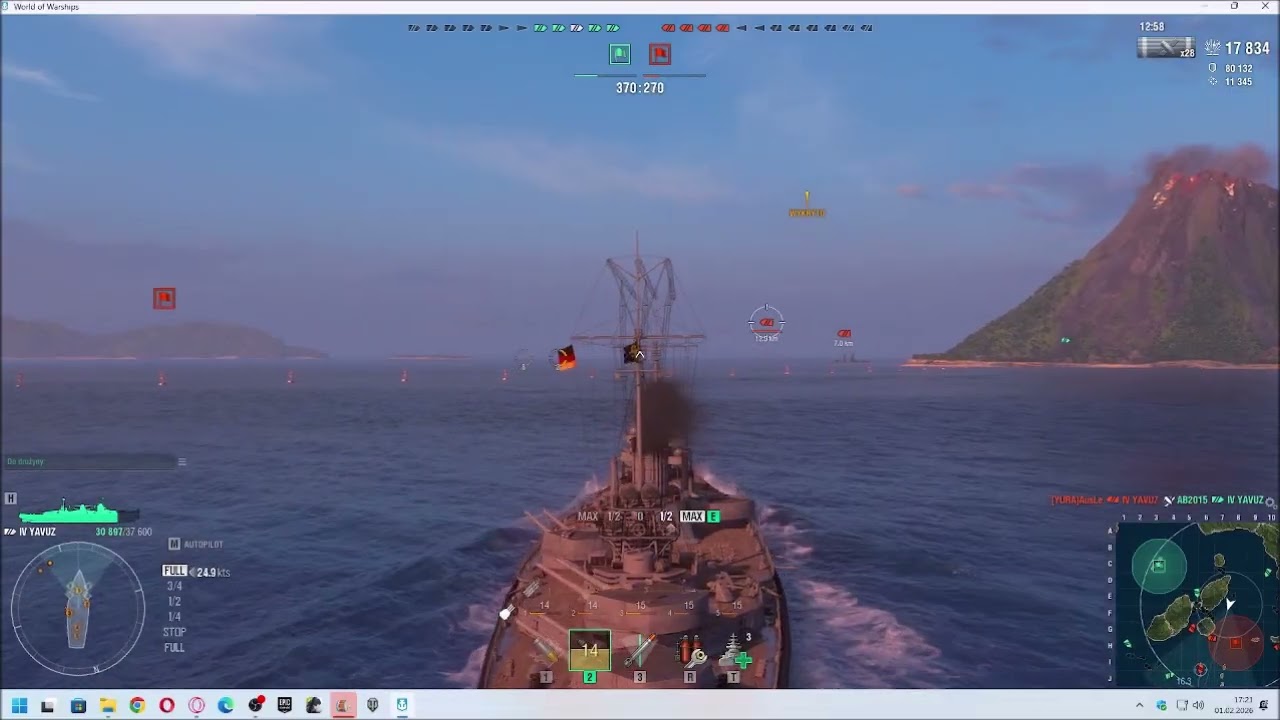 433 bitew i 1 wygrana Yavuz 4 tieru i zarabianie i badania World of Warships s.3 #133