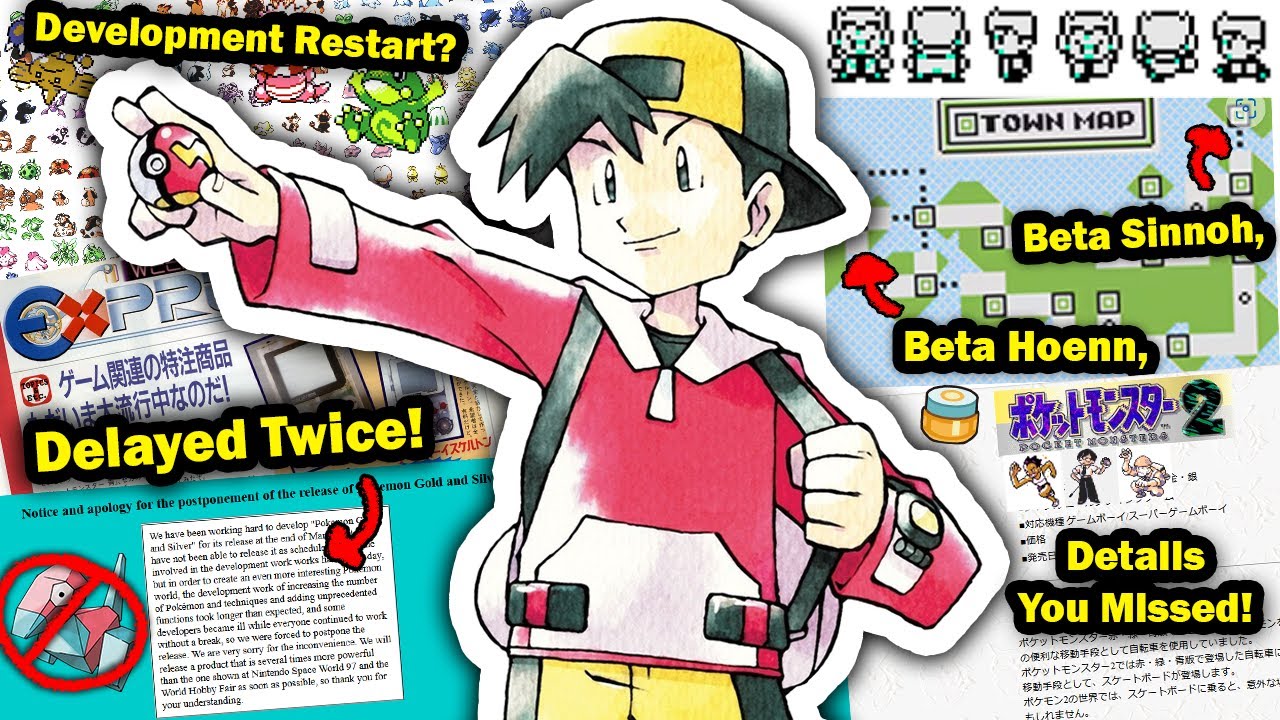 A Chaotic Deep Dive Into Pokemon Gold & Silver's Scrapped Content