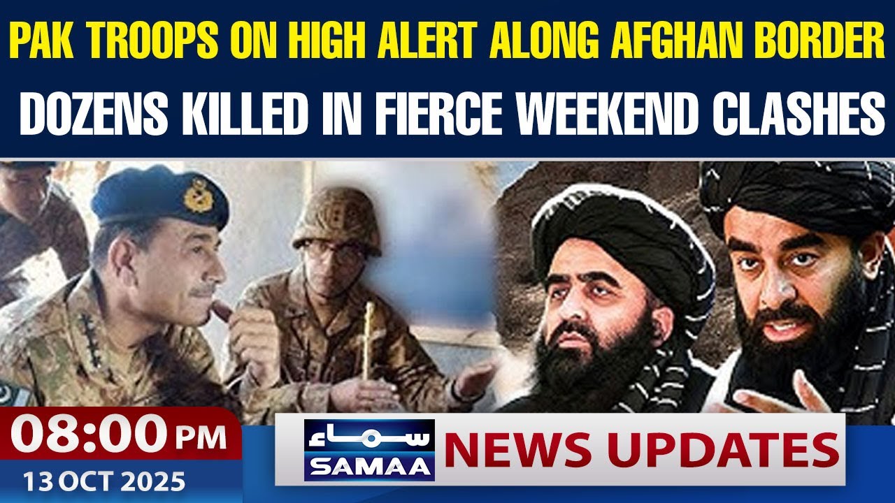 Pak Troops High Alert on Border, Dozens Killed in Fierce Weekend Clashes | 8PM News Updates