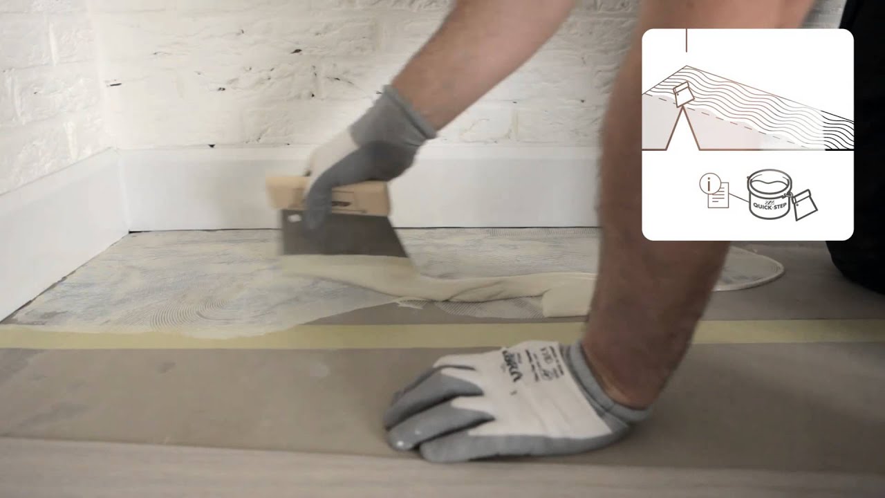 Comment poser un sol vinyle Quick-Step? - pose collée