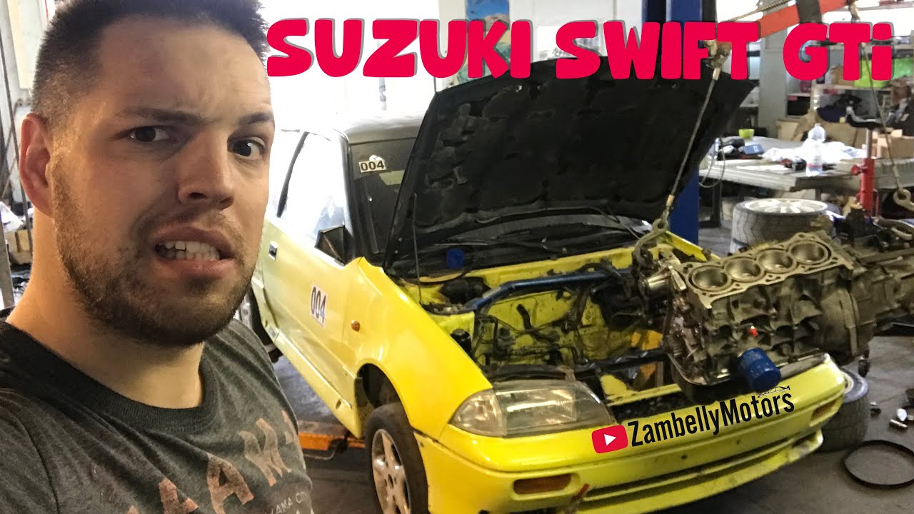 SUZUKI SWIFT GTI MOTORBERAKÁS///#kinta$eggem///FELROBBAN VAGY BÍRJA MAJD?!