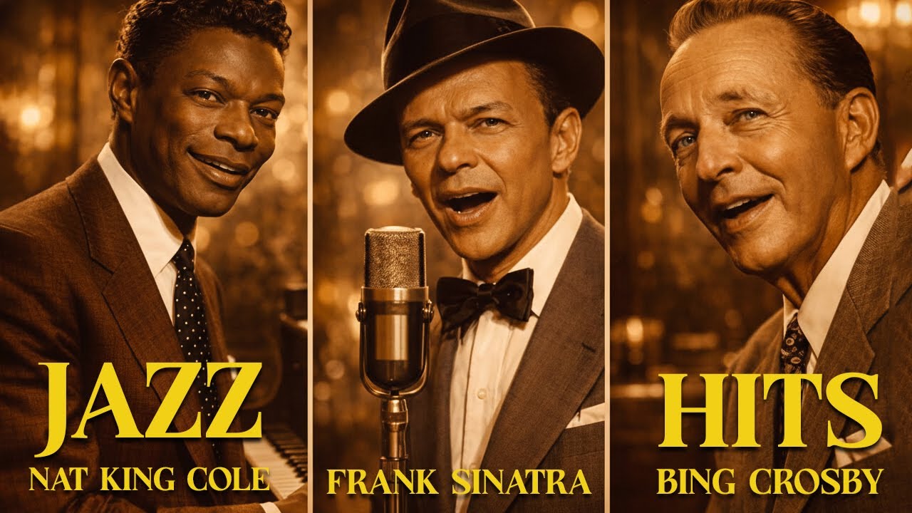 Vintage Jazz Classics on a Rainy 1950s Night 🌧️ Cozy Ambience to Relax | Nat King Cole,Frank Sinatra