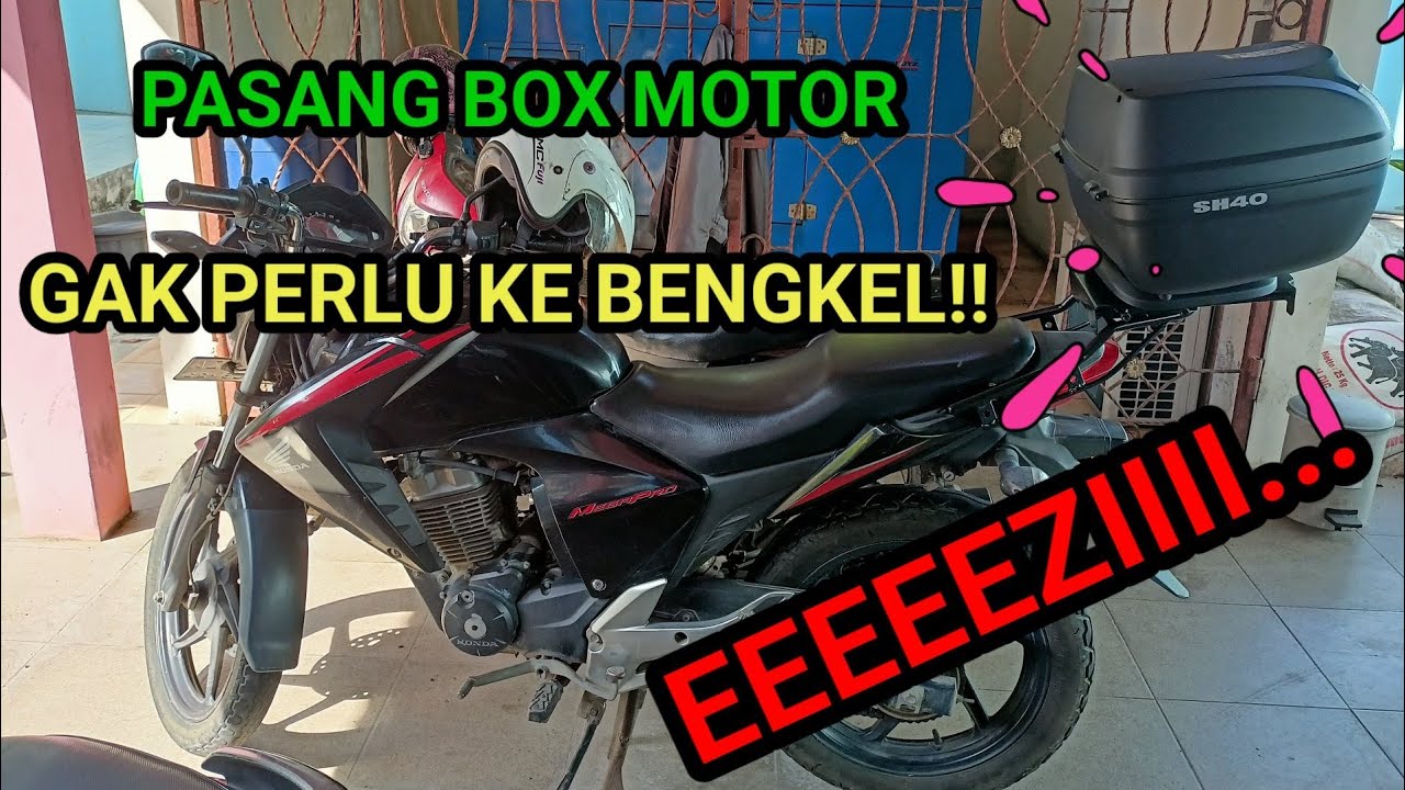 CARA PASANG BOX SHAD  SH 40 UNTUK MOTOR