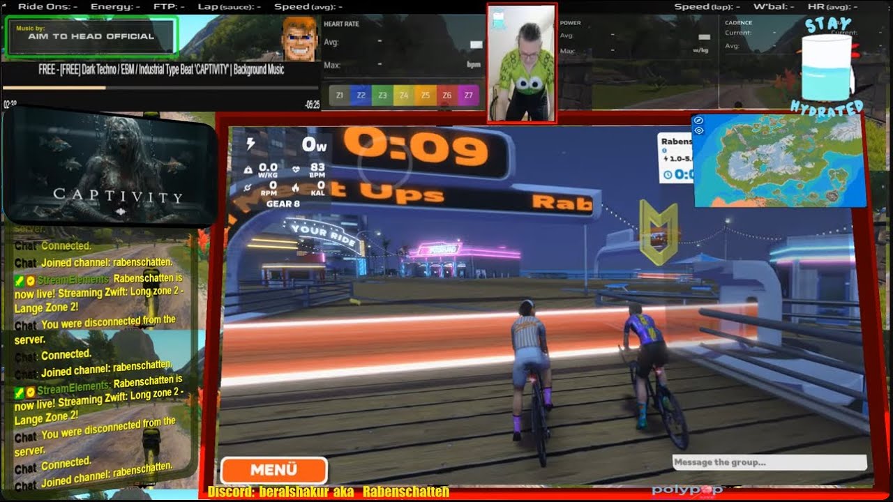 Zwift - Langes Zone 2 Training