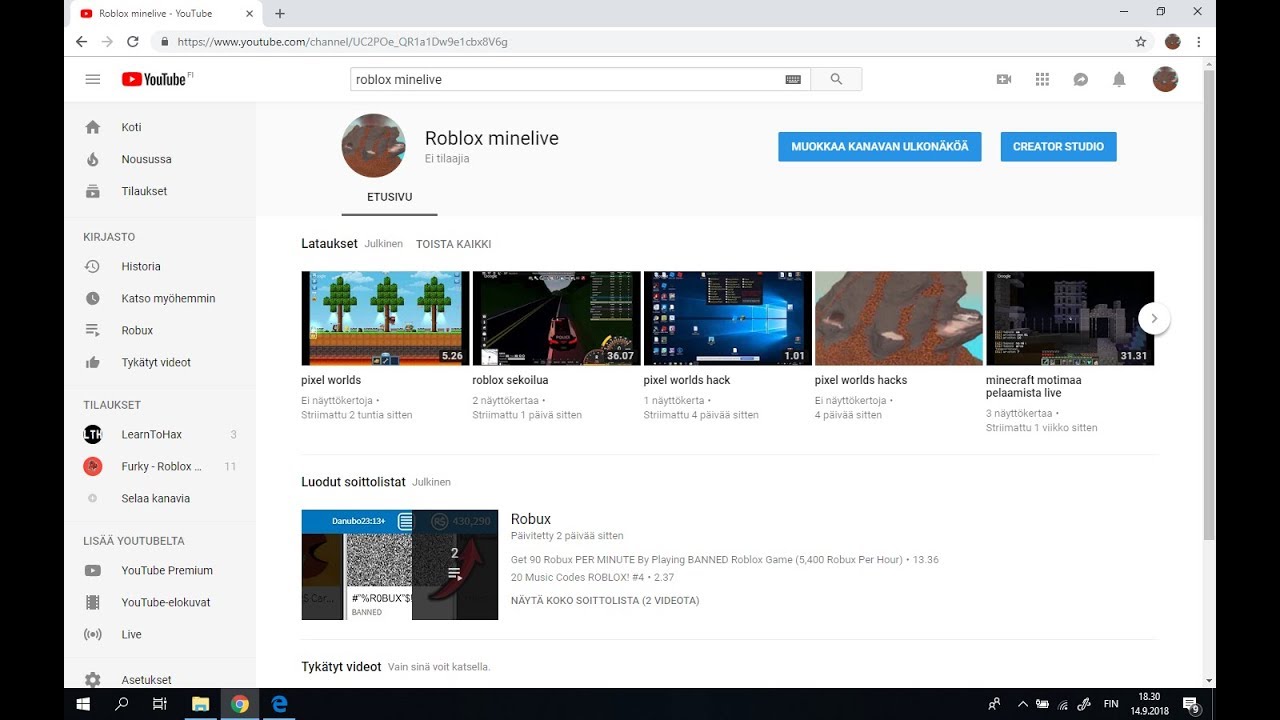 roblox pelailua