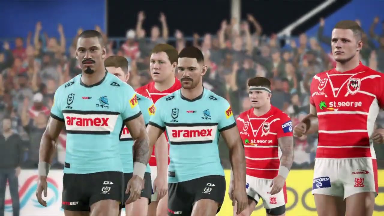 NRL Cronulla VS ST George Highlights R21 2022 Rugby League Live 4