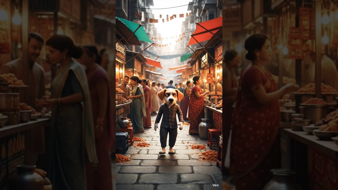 डॉगी भूखा है 😭