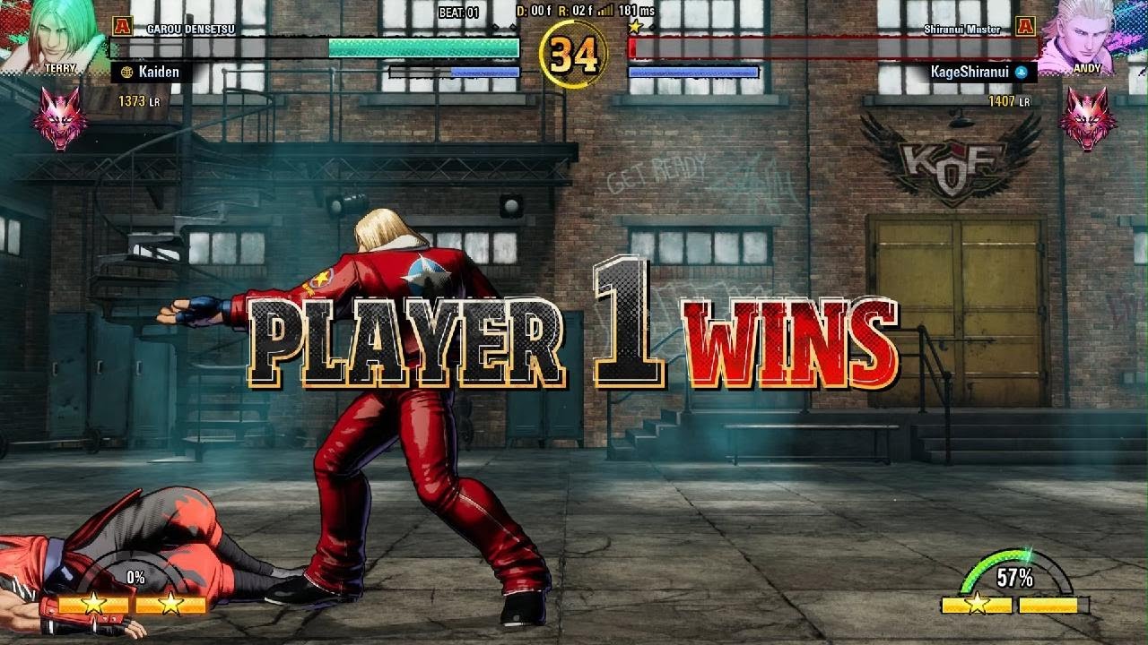 FATAL FURY: City of the Wolves TevinMoore22 (Andy) Online Ranked Matches part 2