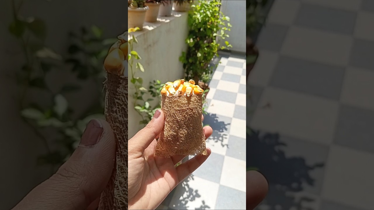 DIY mini jute bag🍂fridge magnet #diy #art #craft #shorts #youtubeshorts #trending  #shortvideo