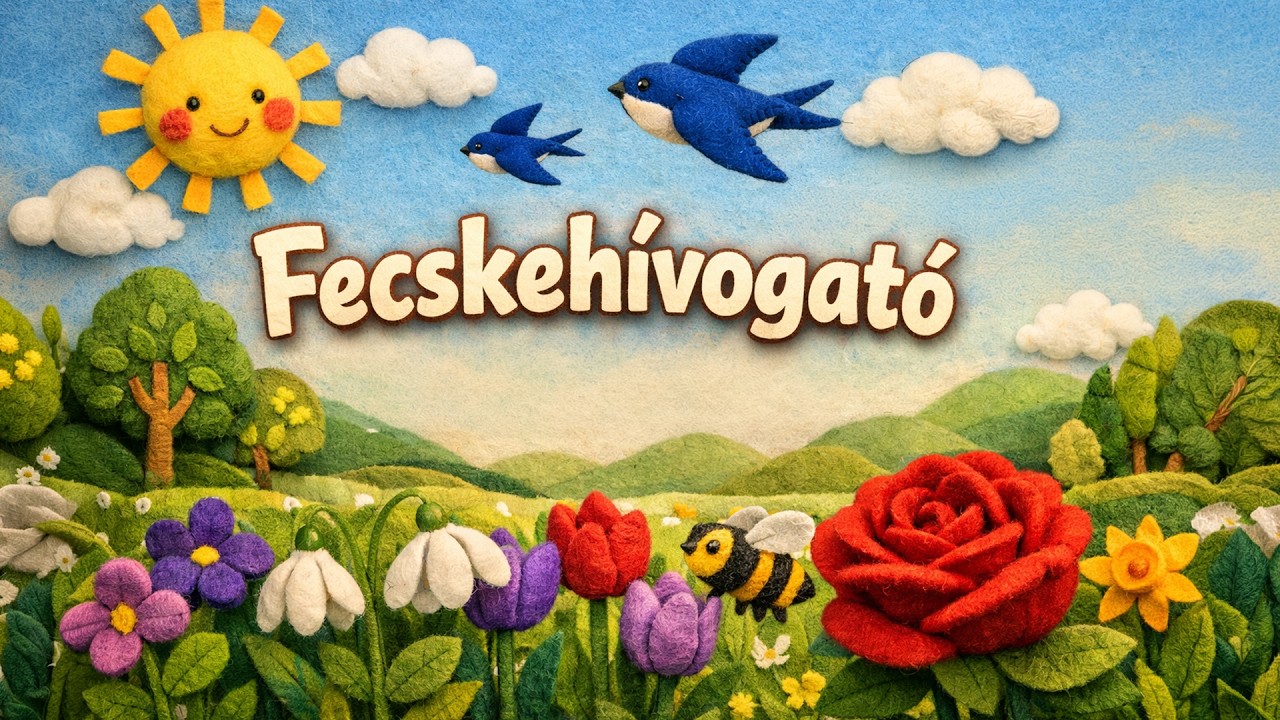 🌸 Пение ласточки 🐦 Весенняя детская песня | Стихотворение Ференца Моры, положенное на музыку