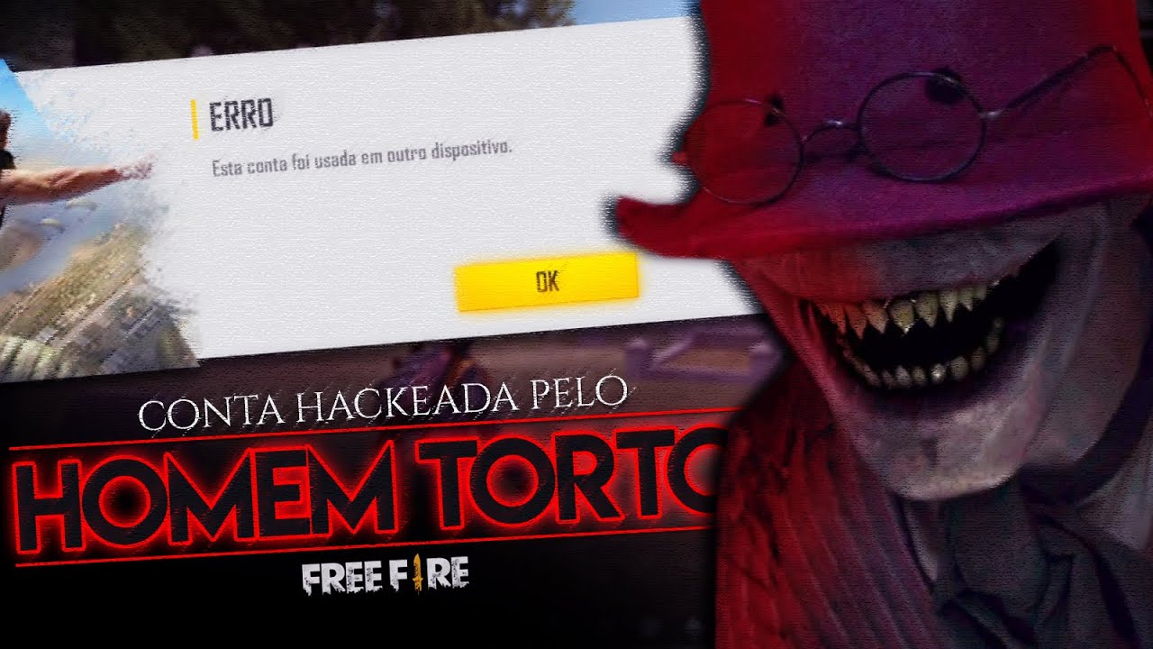 O HOMEM TORTO H4CKE0U MINHA CONTA DO FREE FIRE (LENDAS DO FREE FIRE)