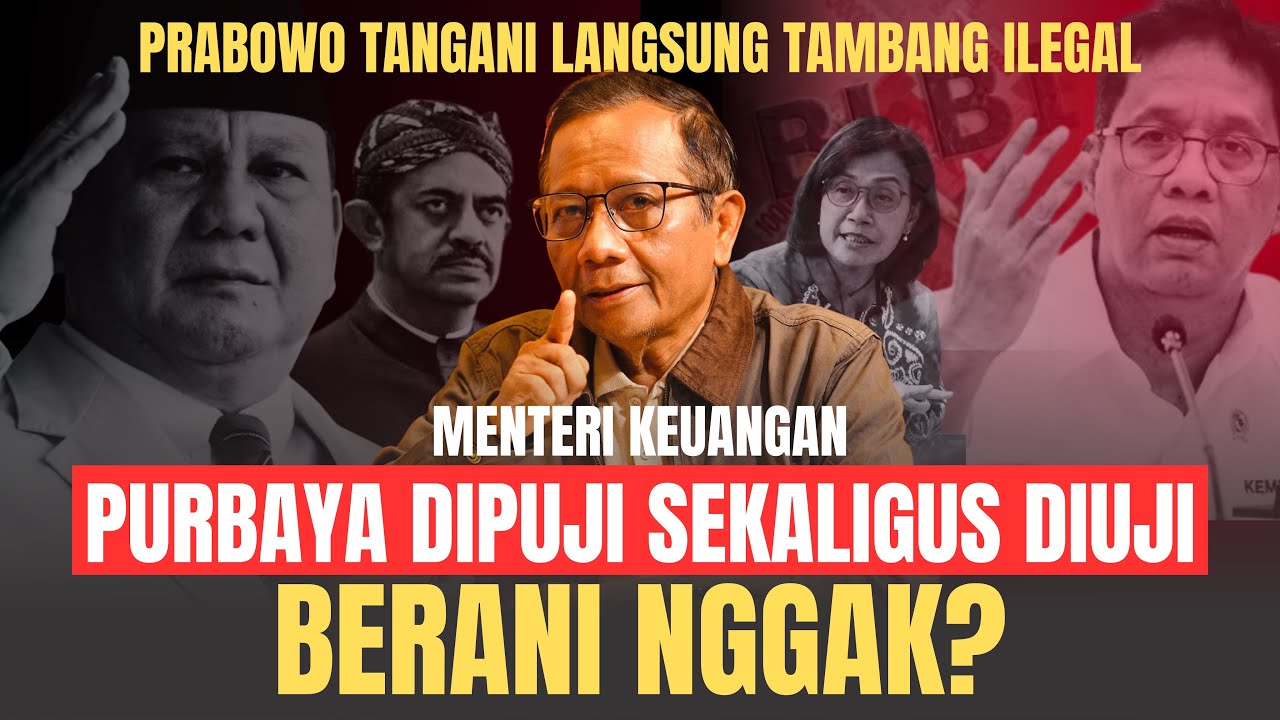MAHFUD SENTIL PURBAYA SOAL MAFIA PAJAK & BEA CUKAI