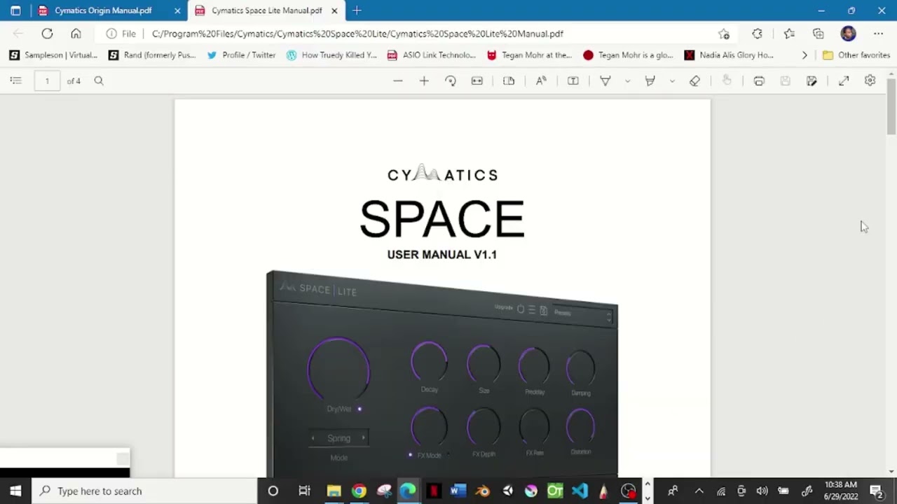 Cymatics Space Lite   Reverb Plugin