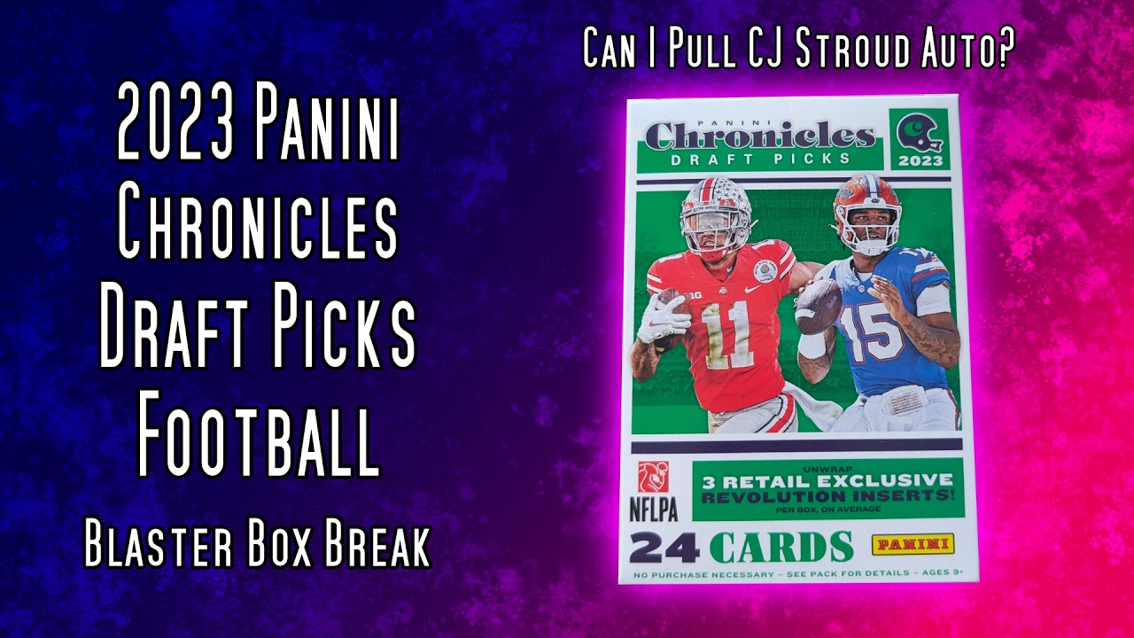 Chasing the 2023 Draft Class Stars | 2023 Panini Chronicles Draft Picks Football Blaster Box