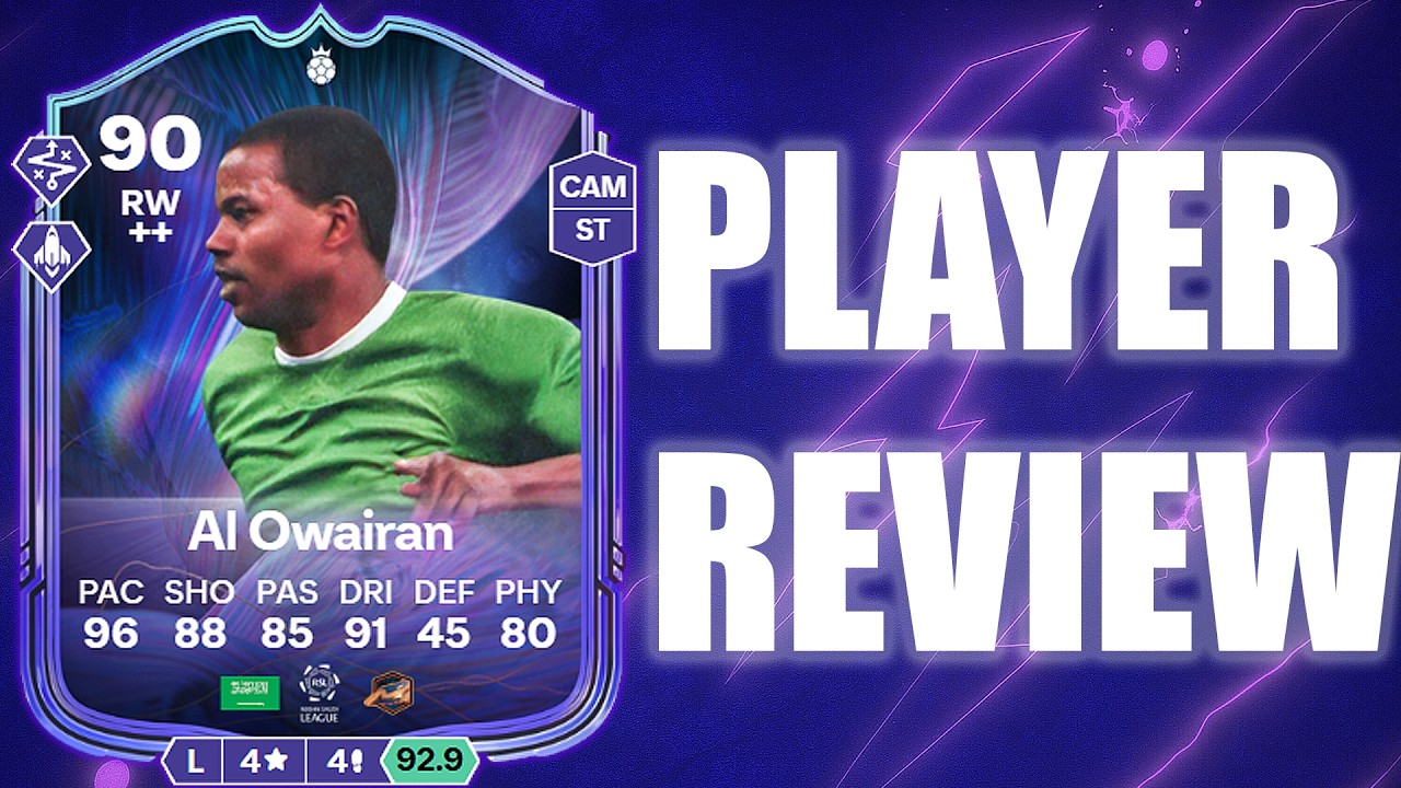 EA SPORT FC 26: AL OWAIRAN 90 FANTASY FC HERO PLAYER REVIEW