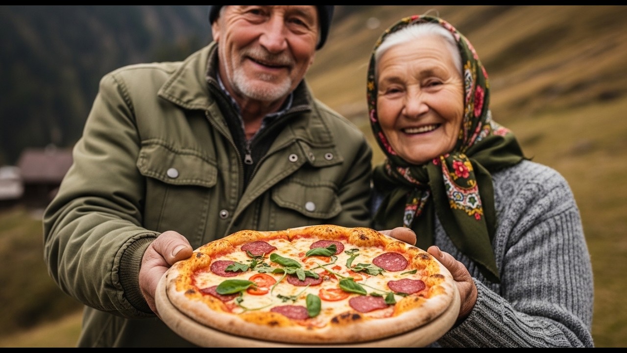 Old Souls Cooking Pizza in the Mountains