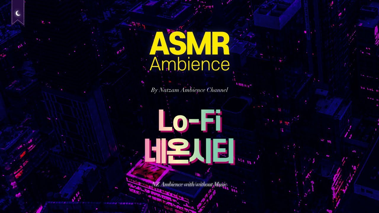 사이버펑크에서 살아남는 법🌙일・공부에 찰떡, 어둑한 희망을 꿈꾸는 사람들 속 [로파이 네온시티] ASMR 앰비언스