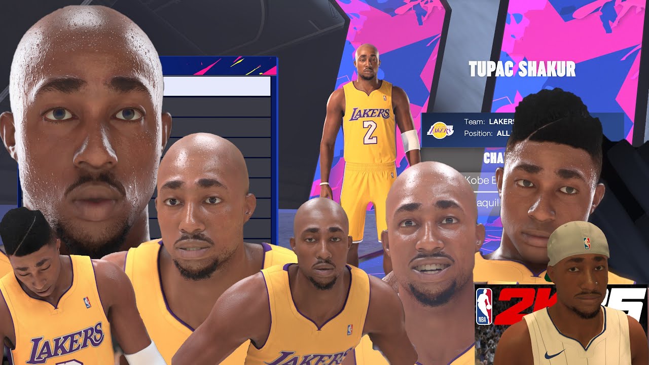 Next Gen NBA 2K25  face creation request Tupac Shakur