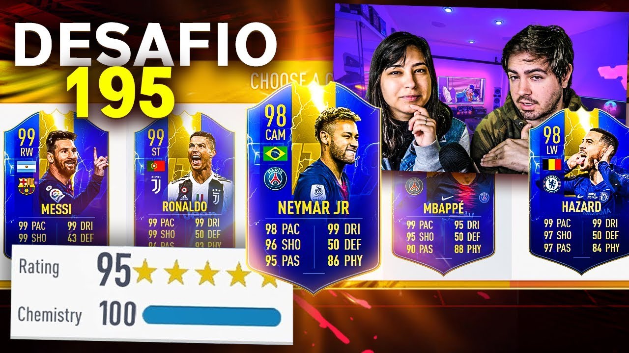 ELA VOLTOU!!! DESAFIO 195 DO FUT DRAFT CONTRA NAMORADA!!!