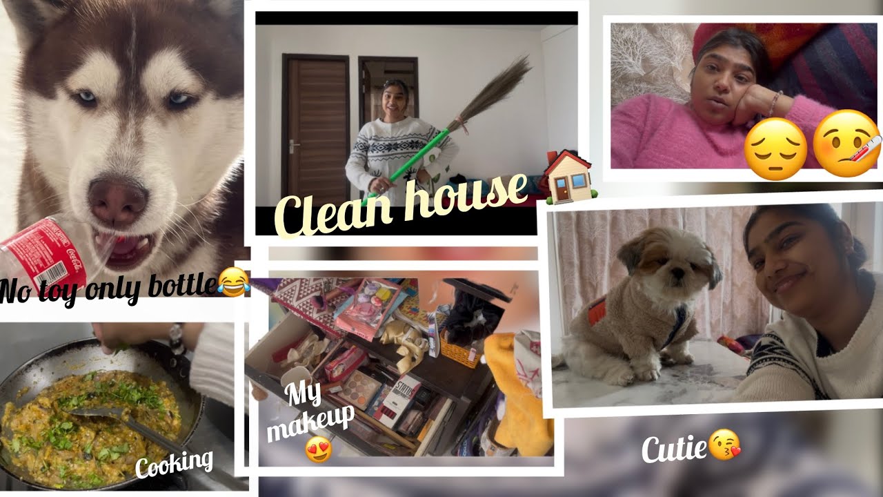 Cleaning My Home 🏡 🧹& Spending Quality Time With My Pets🐶❤️