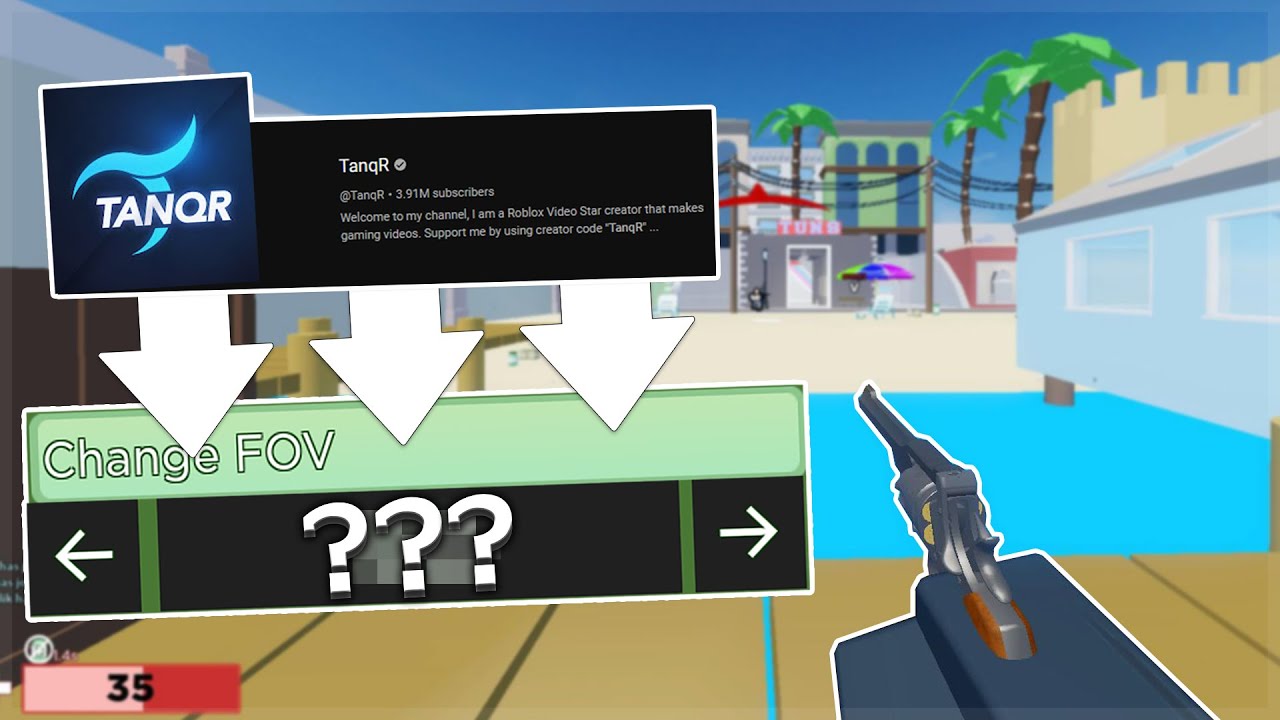 Использую НАСТРОЙКИ TANQR в Roblox Arsenal!