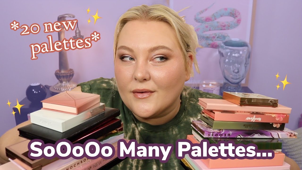 20 New Eyeshadow Palettes to my Collection... Old Releases, New Indie Brands, LOTS of Neutrals!