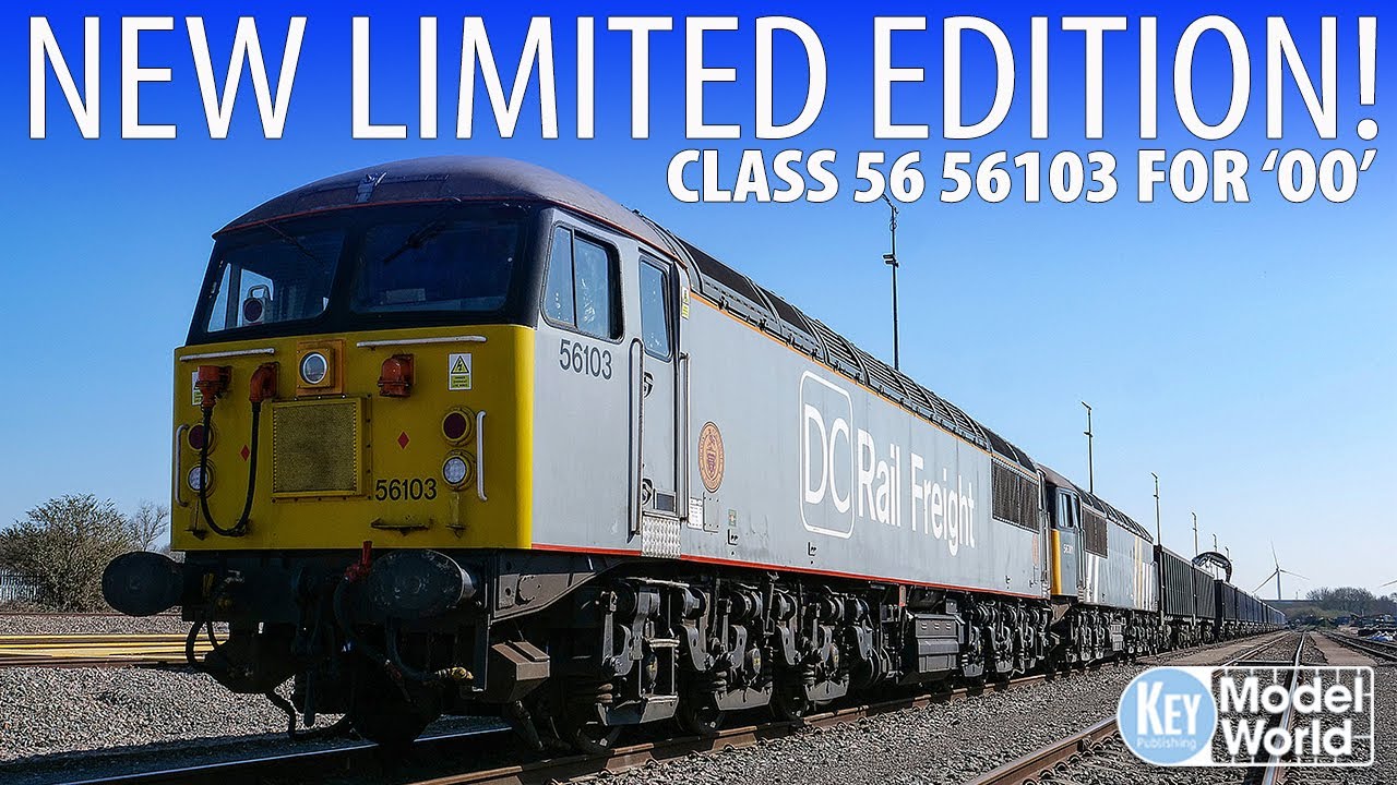 NEW LIMITED EDITION: Class 56 56103 in DC Rail grey for 'OO' gauge
