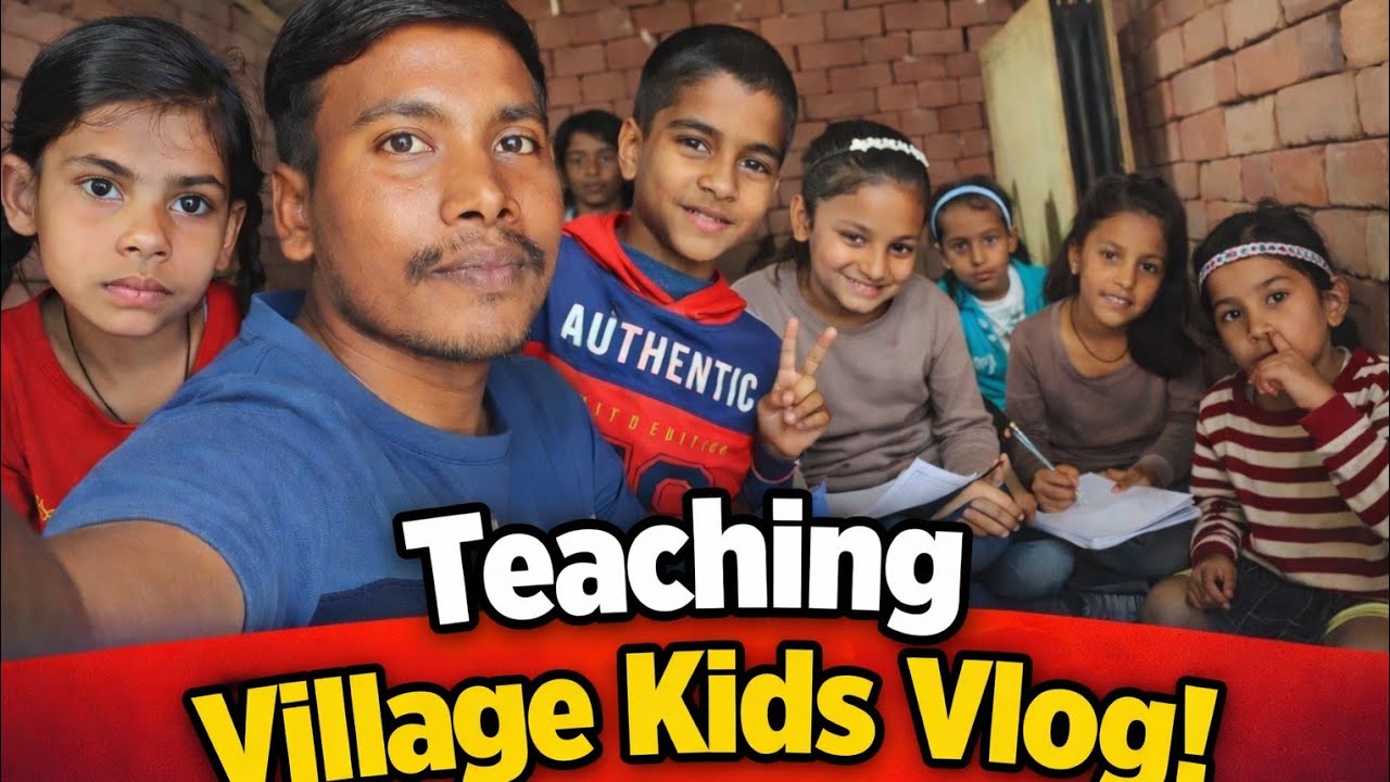Gaon Ke Bacchon Ke Saath | Teaching Vlog ❤️ | Mahan Group | #vlog #viral #mahangroup 