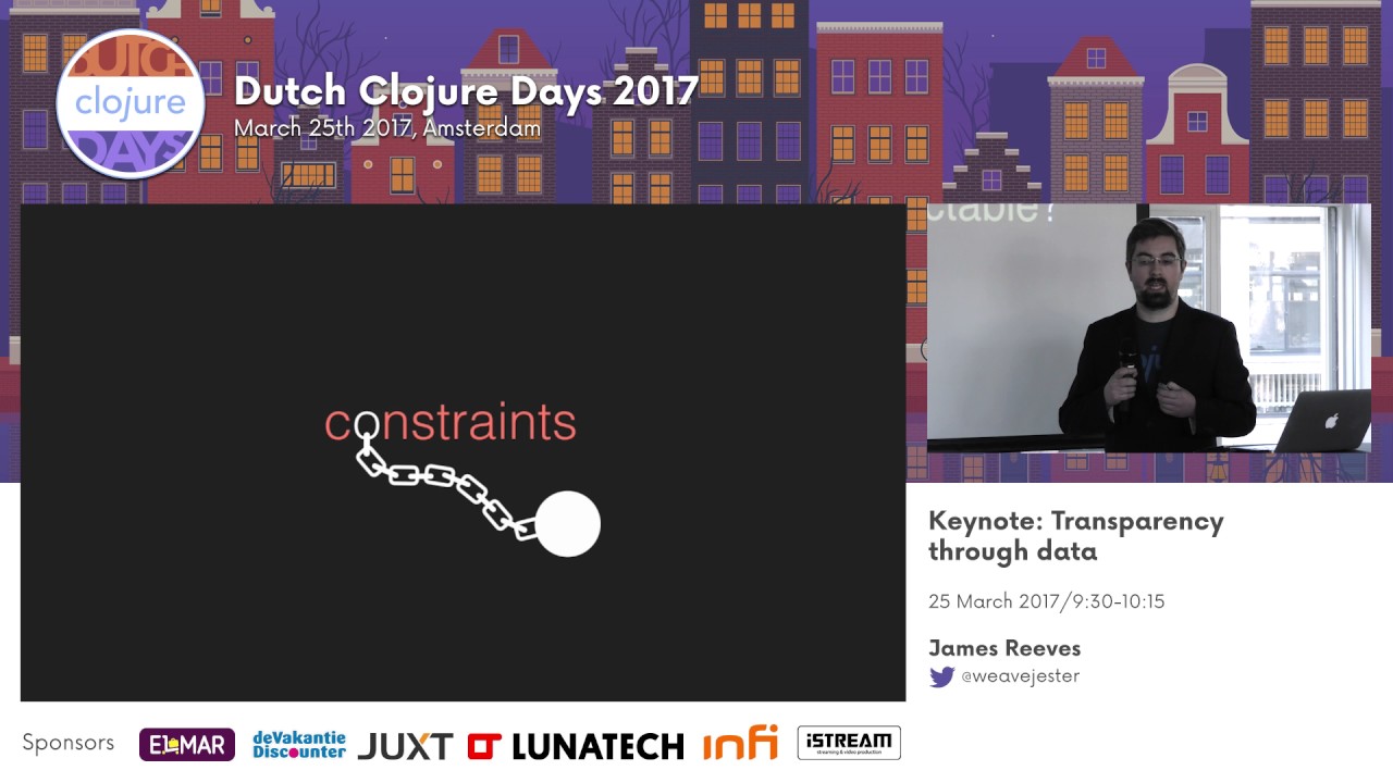 Keynote: Transparency through data by James Reeves