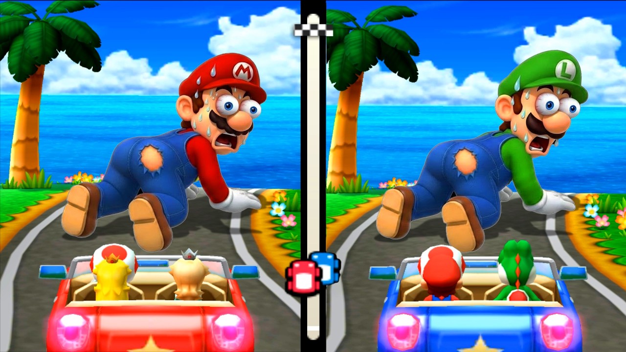 Mario Party: The Top 100 - Epic Minigames Showdown! Peach & Rosalina Vs Mario & Yoshi
