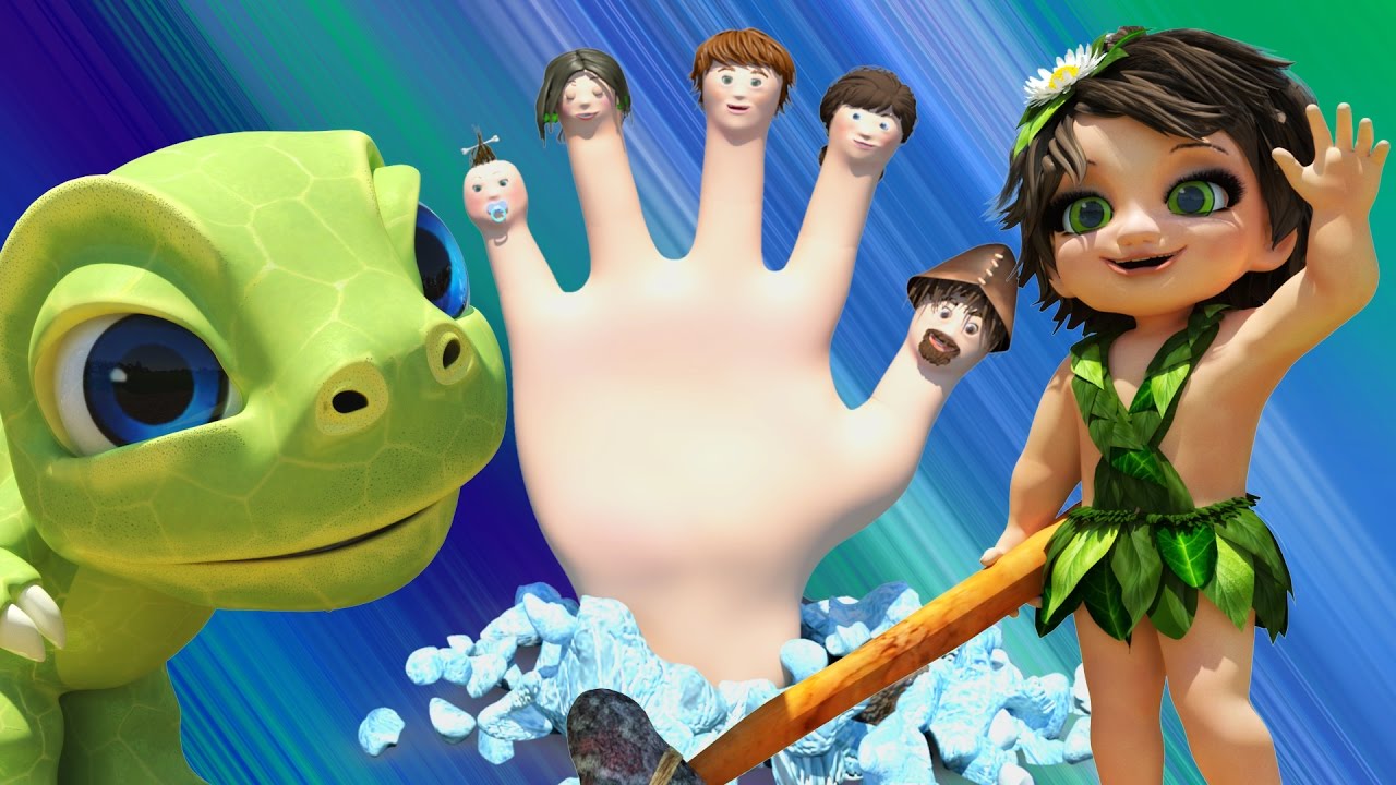 Dinosaur Finger Family Song 🐲👧  Funny Kids Story Animation