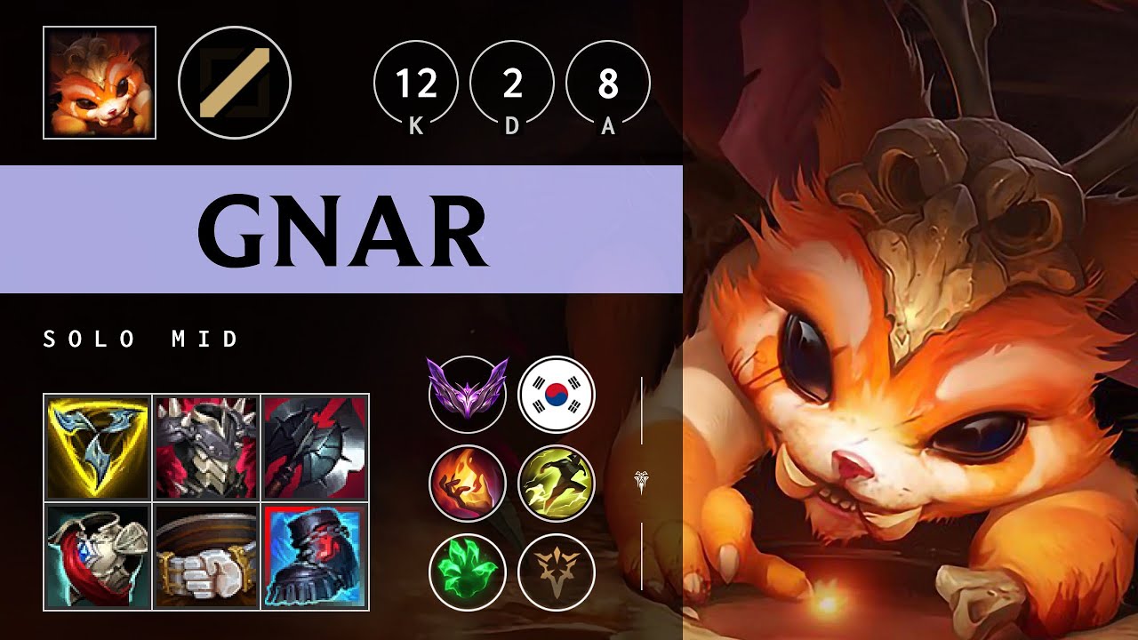 Gnar Mid vs Twisted Fate - KR Master Patch 25.11