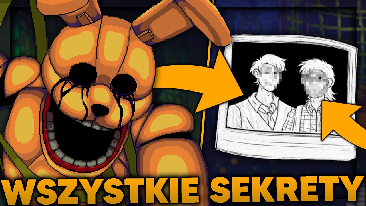 WSZYSTKIE SEKRETY I MINIGRY INTO THE PIT WYJAŚNIONE! Teoria FNaF