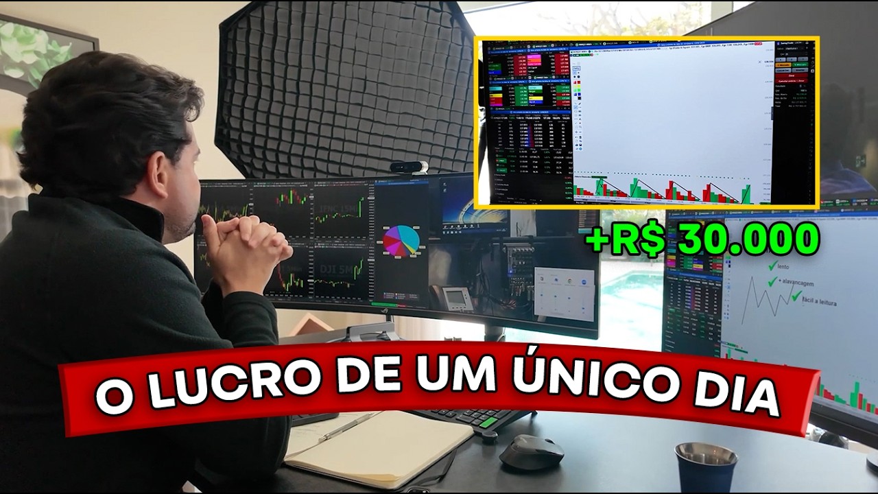 Como é a rotina REAL de um Trader que lucra R$30 MIL em 1 dia
