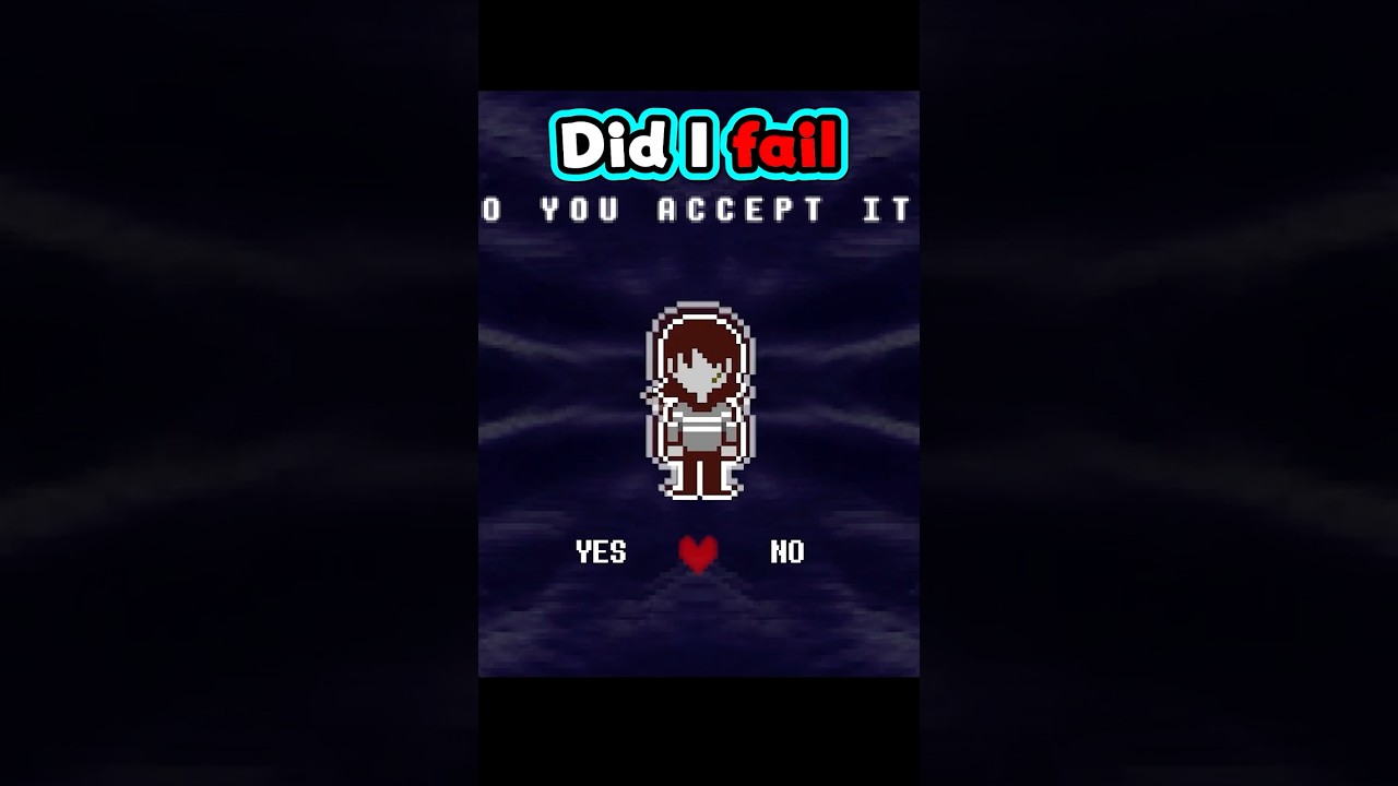 Did I Fail Deltarune Chapter 1?