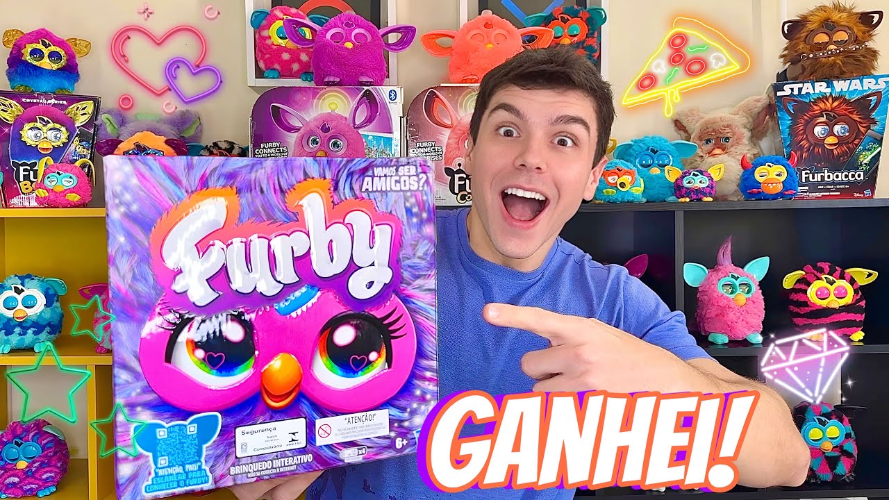 GANHEI O NOVO FURBY DE ANIVERSÁRIO! PETER TOYS