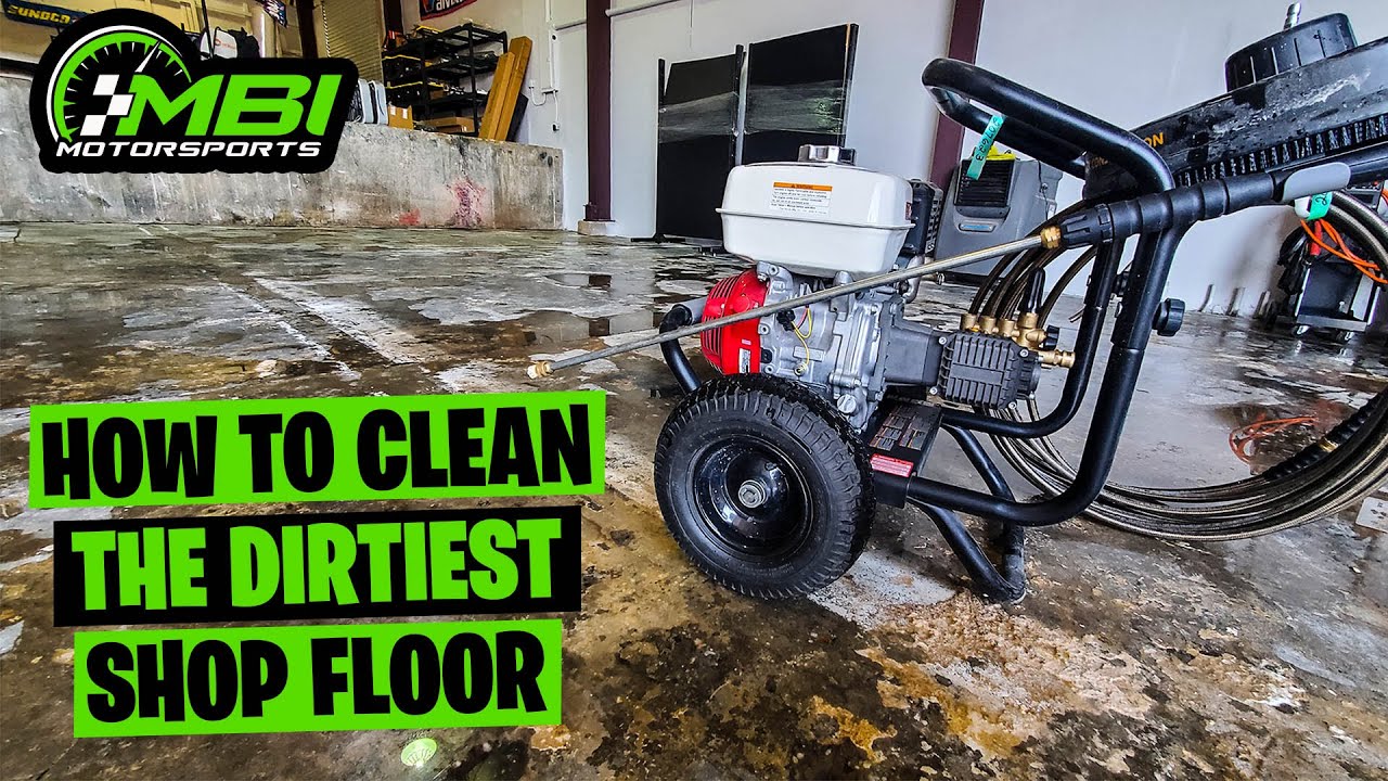 How to clean the dirtiest Shop/Garage floors?