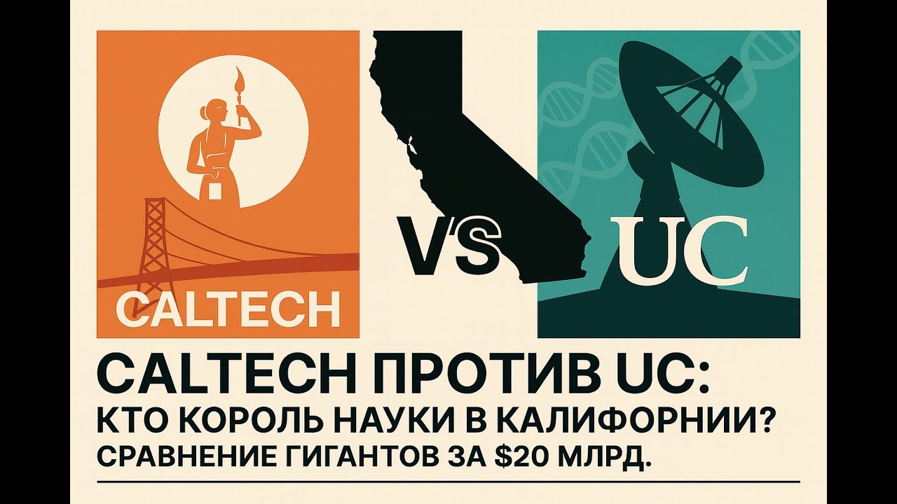 Caltech против UC: Кто Король Науки в Калифорнии? Сравнение Гигантов за $20 млрд.