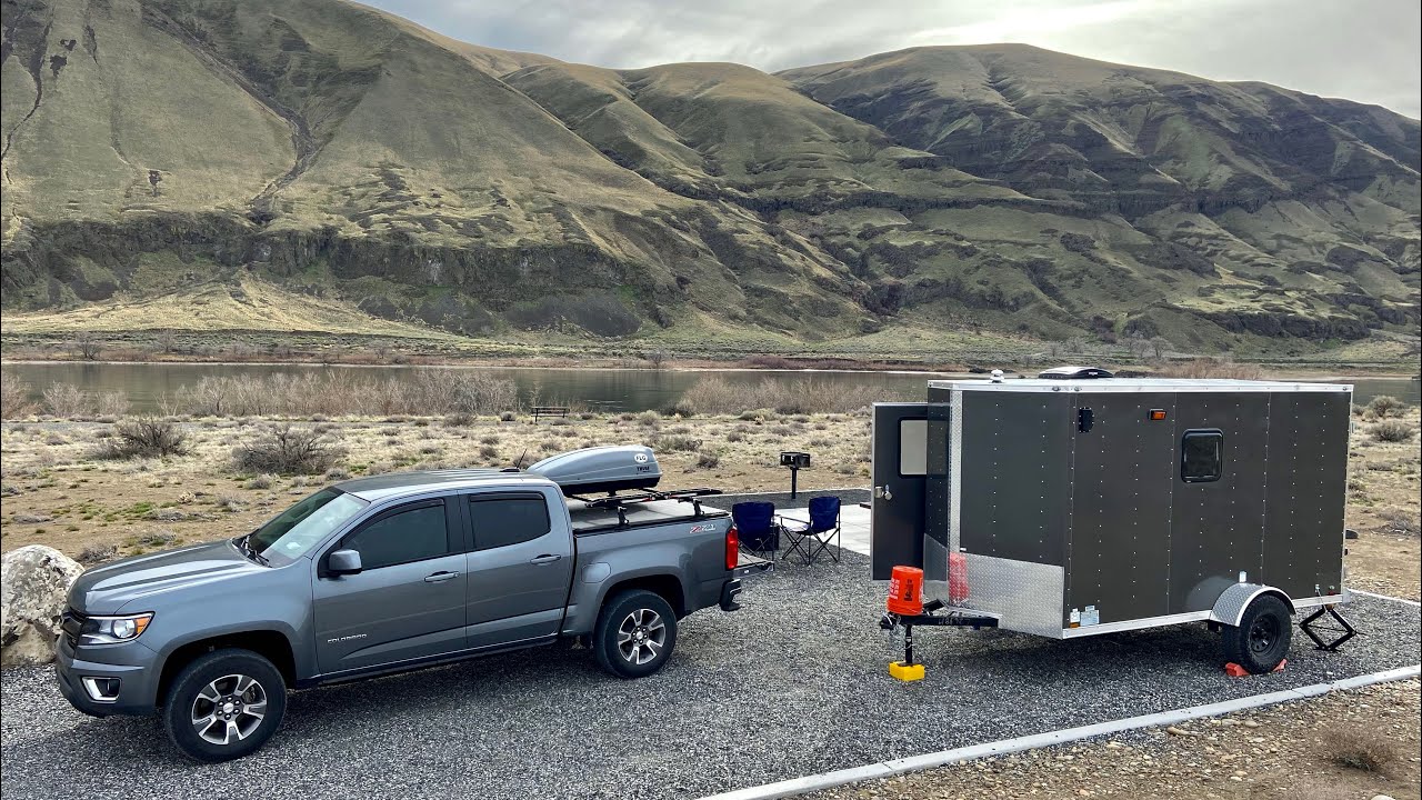 Camping near the Columbia River and finding a sand dune