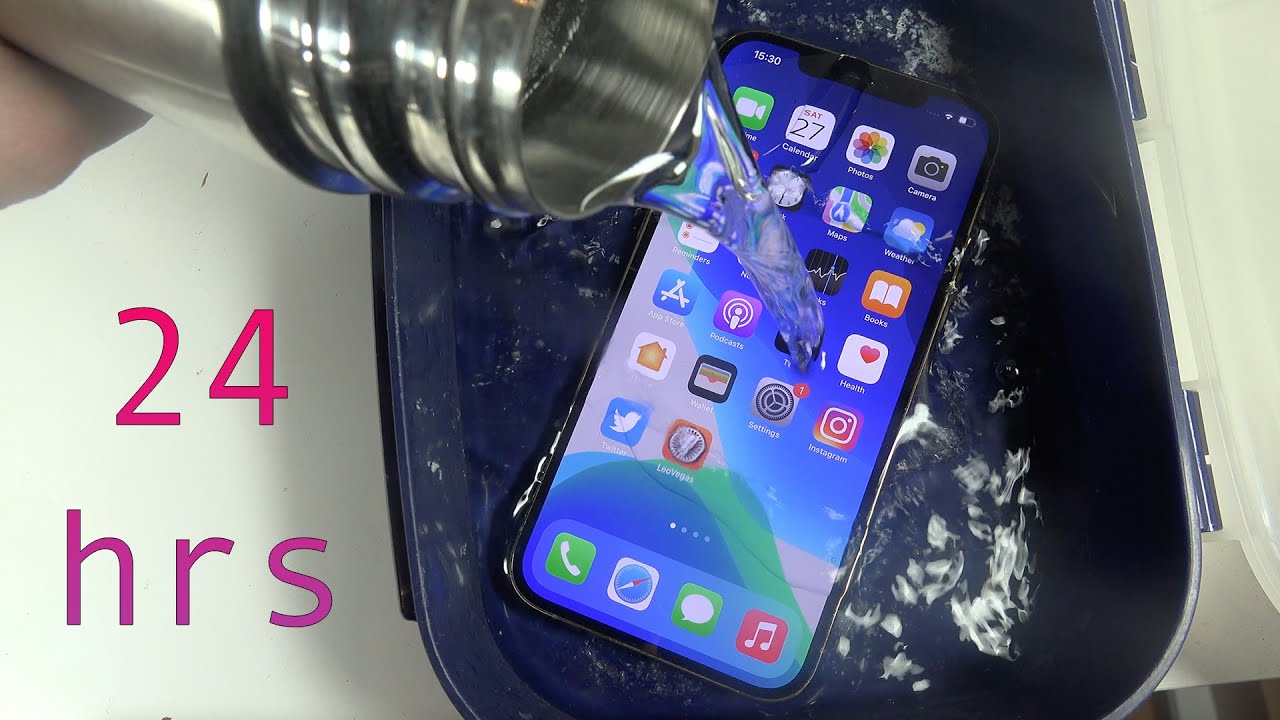 iPhone 12 Pro Max Water Freeze Test 24 Hours!