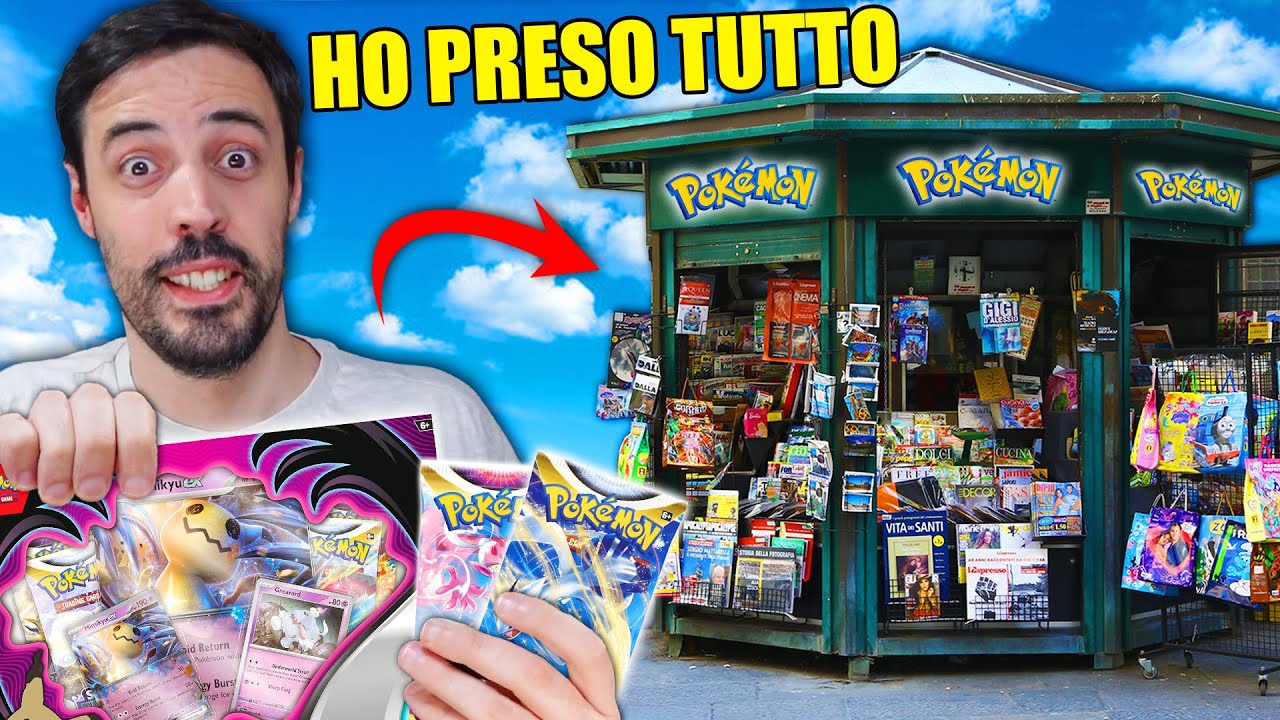 Ho Cercato le Carte Pokémon PIÙ RARE in OGNI EDICOLA (e le trovo)