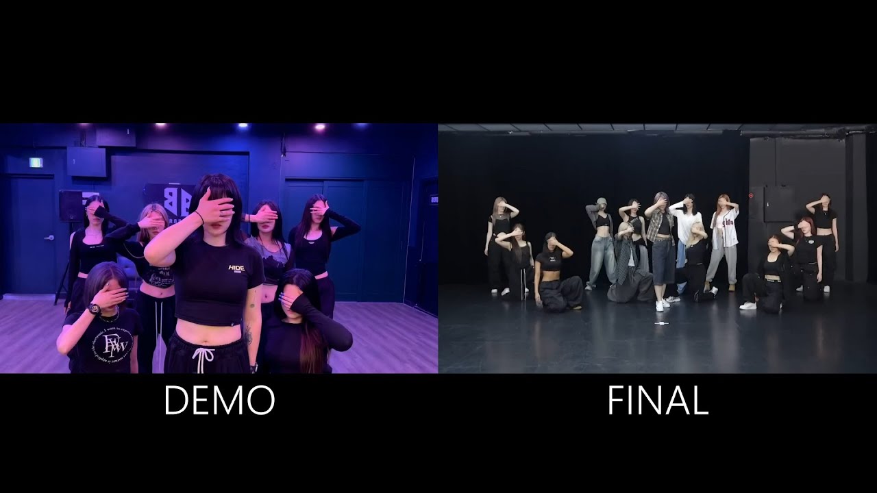 Dreamcatcher - JUSTICE Choreography | DEMO VS FINAL