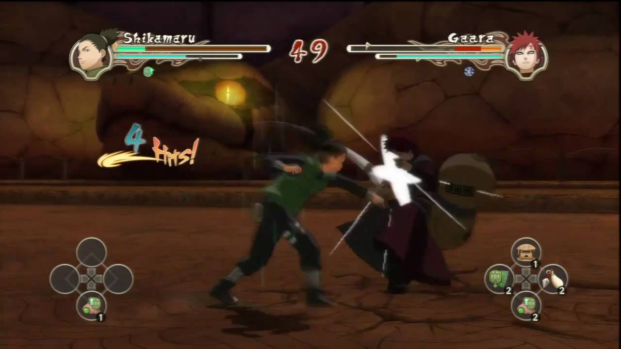 Naruto Ninja Storm 2 - Shikimaru VS Gaara