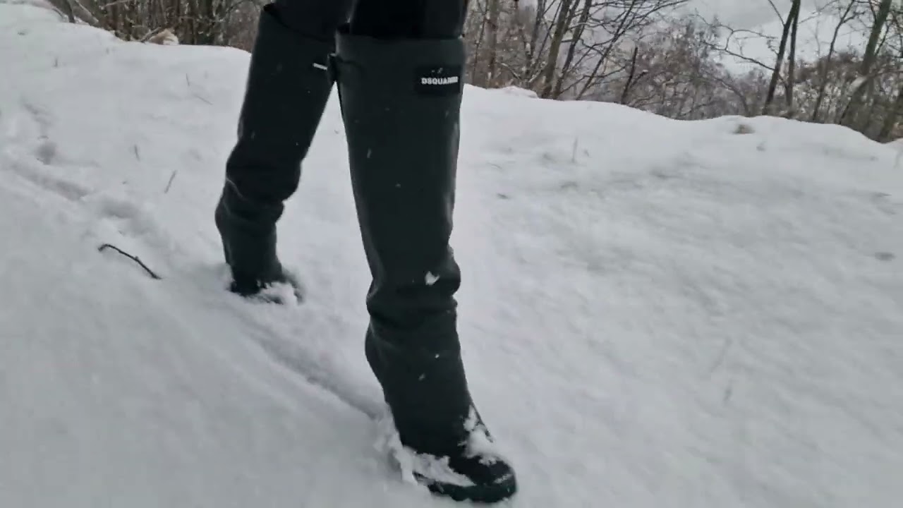 Snow, Latex, & High Heel Boots